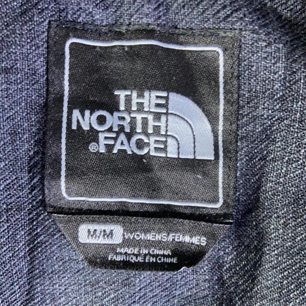 Women's The North Face TNF Medium Charcoal Gray Primaloft Trench Style, Pea Coat - Picture 3 of 16